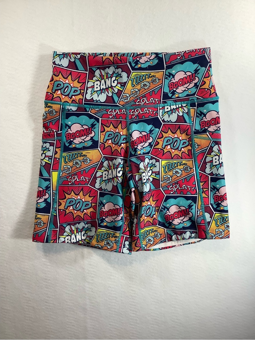 Constantly Varied Gear Comic Pop Panel Shorts - Teal, Red, Yellow, Navy